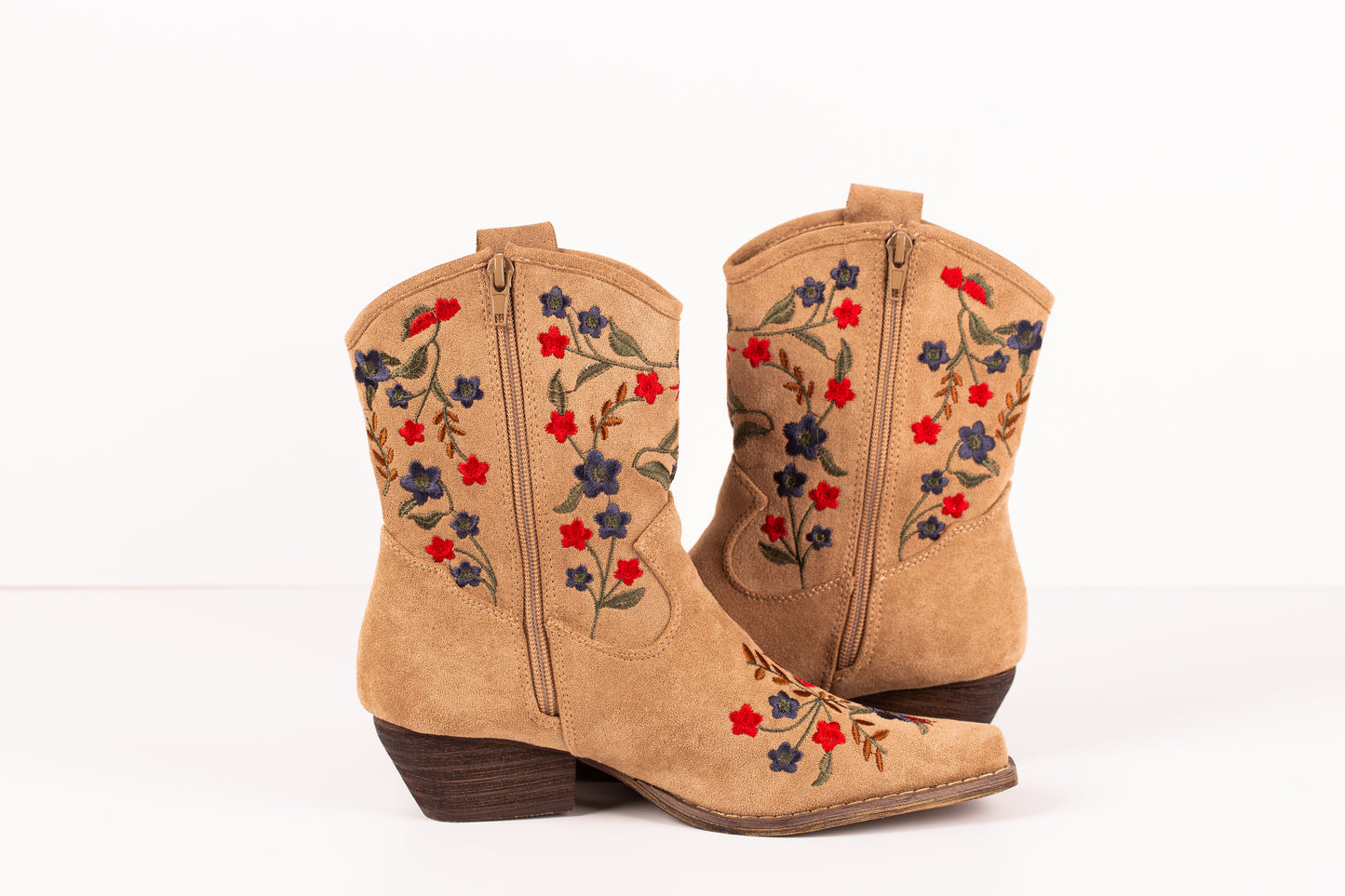 Botines con flores Ada